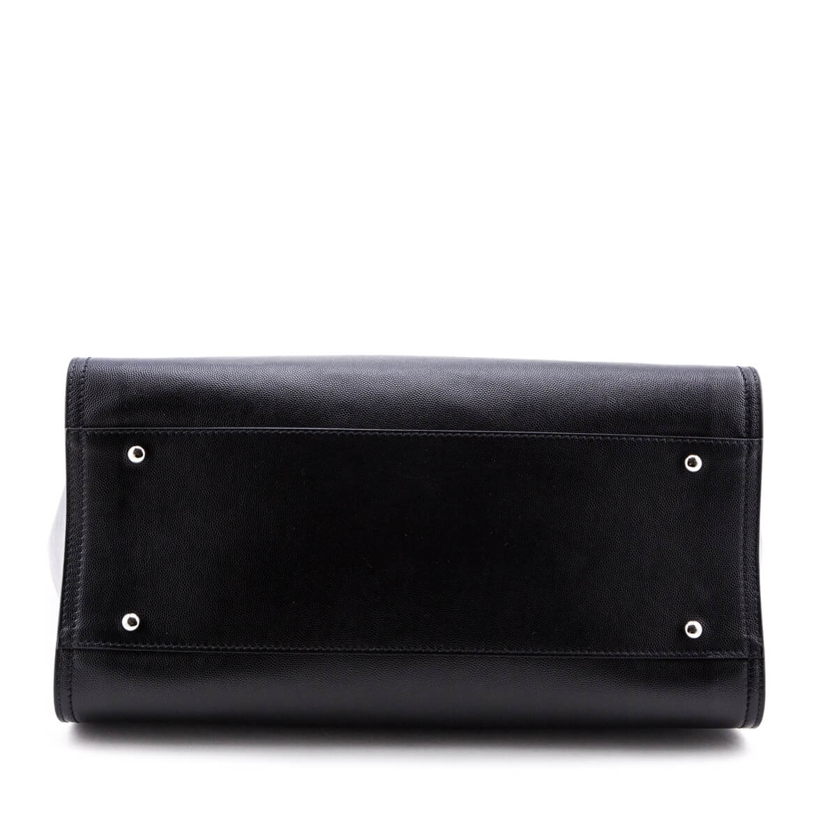 Chanel Black Grained Calfskin Large Deauville Tote SHW