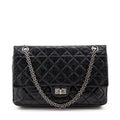 Chanel Black Quilted Aged Calfskin 2.55 Reissue 226 Flap Bag
