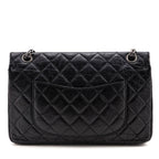 Chanel Black Quilted Aged Calfskin 2.55 Reissue 226 Flap Bag