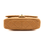 Chanel Brown Lambskin Quilted Large CC Funky Town Flap