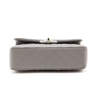 Chanel Grey Caviar Quilted Small Double Flap Bag