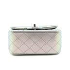 Chanel Light Purple Iridescent Lambskin Quilted Mini Square Flap