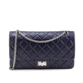 Chanel Navy Aged Calfskin Quilted 2.55 Reissue 227 Flap