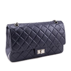 Chanel Navy Aged Calfskin Quilted 2.55 Reissue 227 Flap