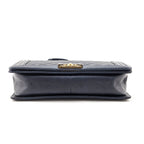 Chanel Navy Caviar Quilted New Medium Boy Flap Bag