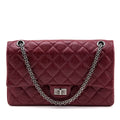 Chanel Red Quilted Aged Calfskin 2.55 Reissue 226 Flap Bag
