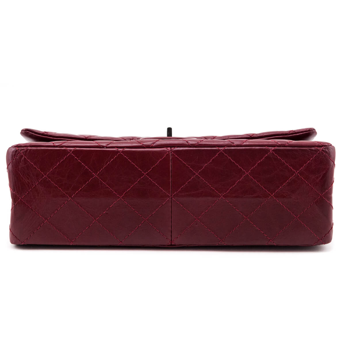 Chanel Red Quilted Aged Calfskin 2.55 Reissue 226 Flap Bag
