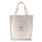 Chanel White Canvas Chanel Cruise Miami Tote
