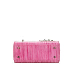 Lady Dior Mini Vintage Patent Pink Bag