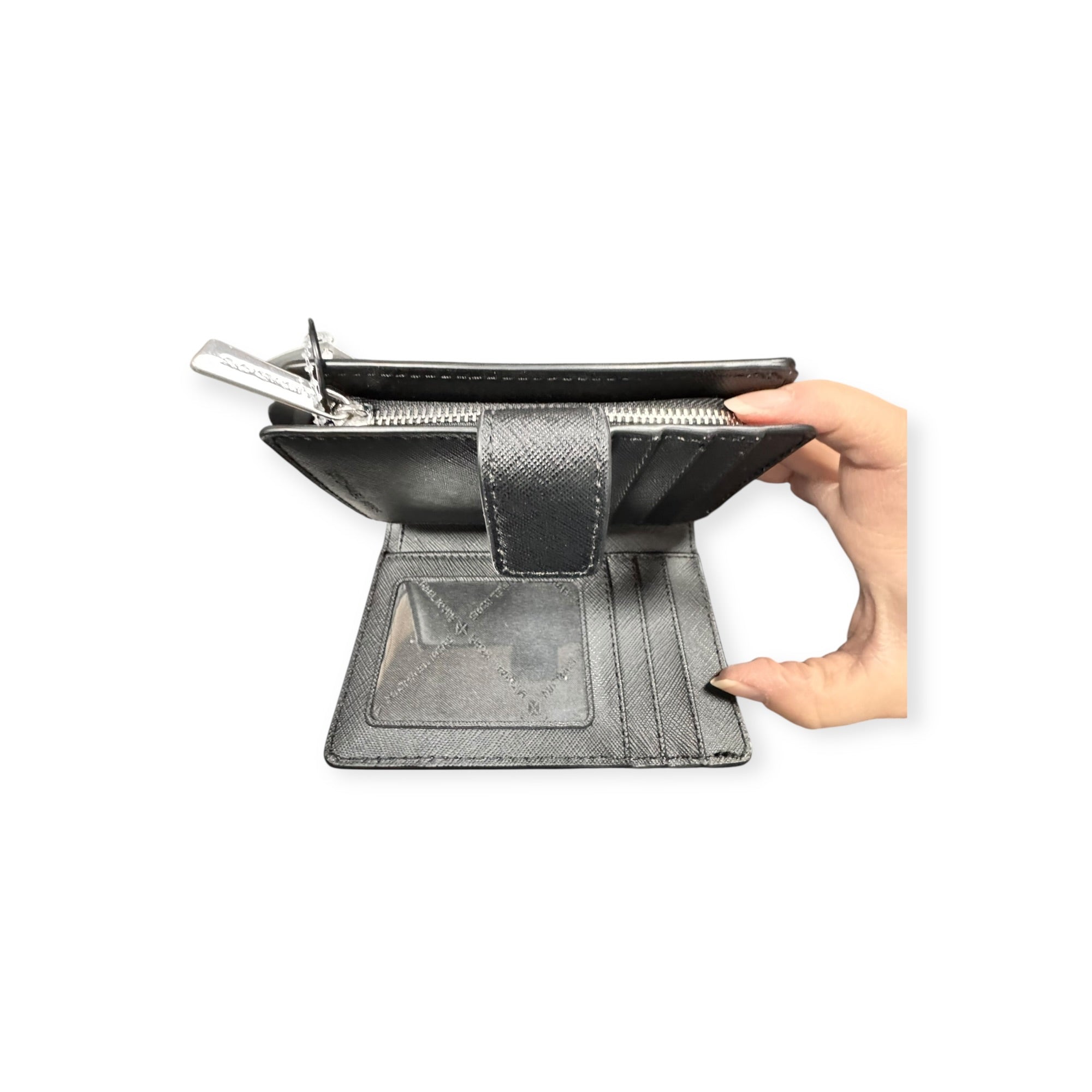 Wallet Designer By Michael Kors In Black, Size:Medium