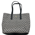 Tote Designer By Michael Kors In Blue & White, Size:Large