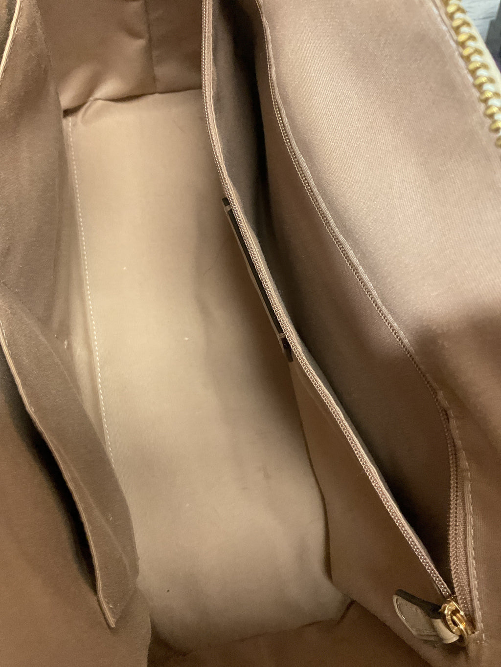 Handbag Designer By Coach In Cream & Pink, Size:Large