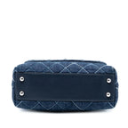 Chanel Denim Coco Top Handle Bag