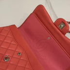 CHANEL CF CLASSIC FLAP BAG PINK LAMBSKIN