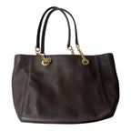 Handbag Designer By Coach In Purple, Size:Large