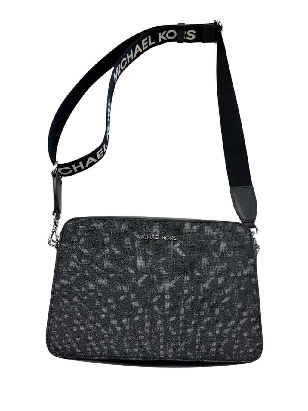 Crossbody Designer By Michael Kors In Black, Size:Medium