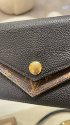 Louis Vuitton Black Double V Wallet