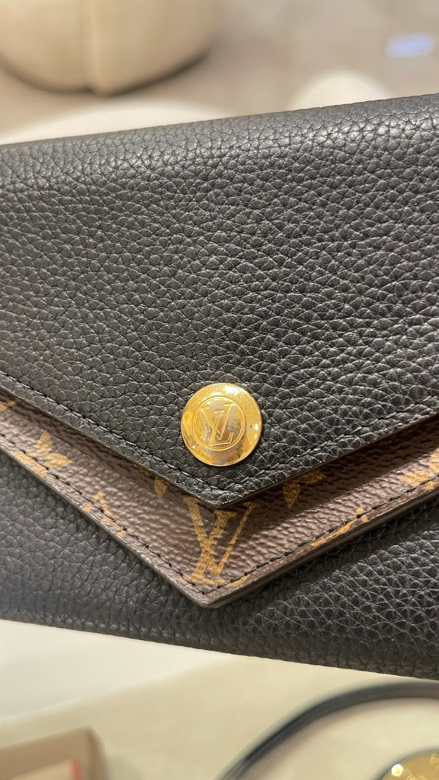 Louis Vuitton Black Double V Wallet