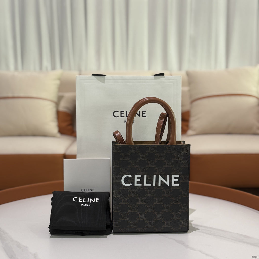 CELINE MINI CABAS TOTE VINTAGE MONOGRAM