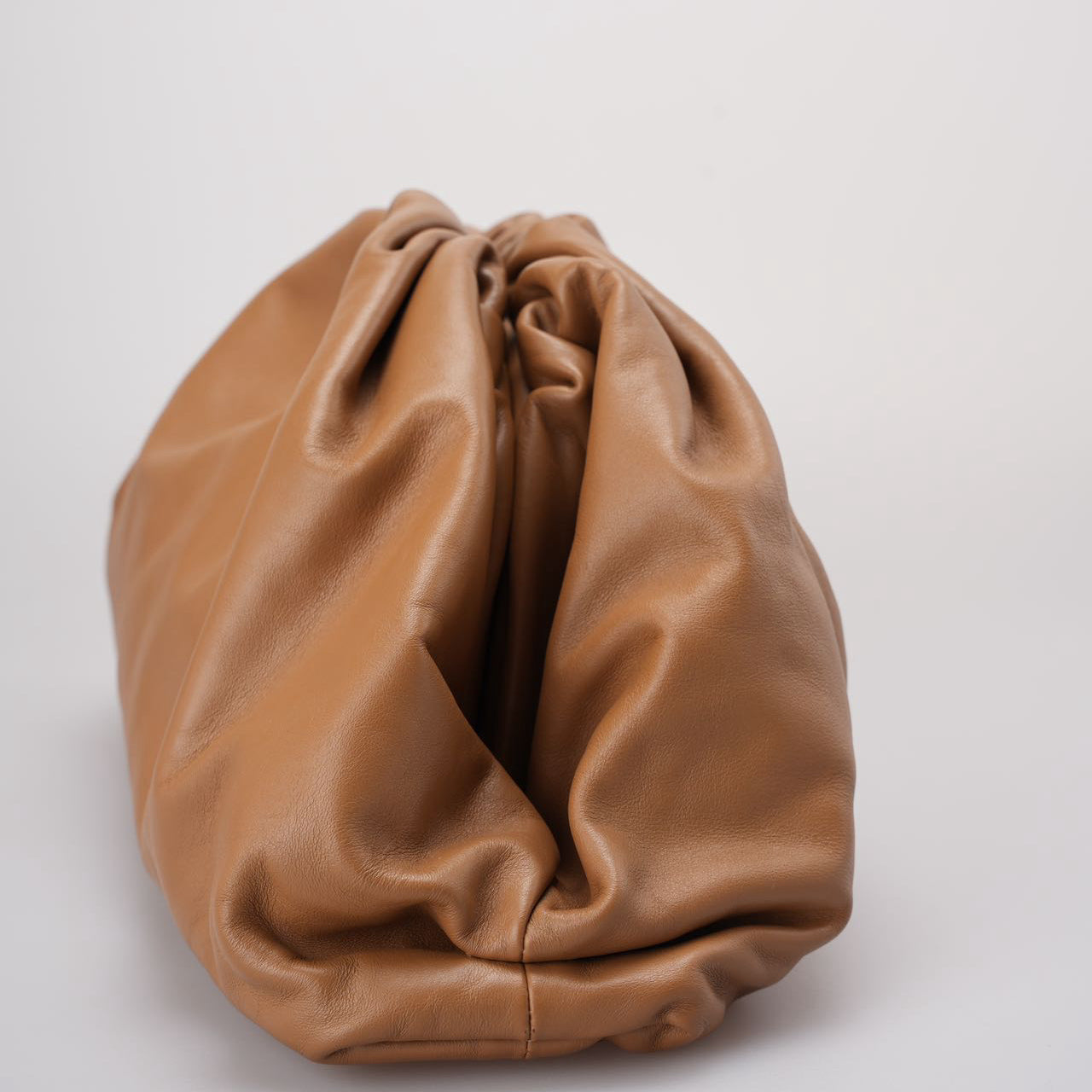Bottega Veneta Brown Leather The Pouch Clutch
