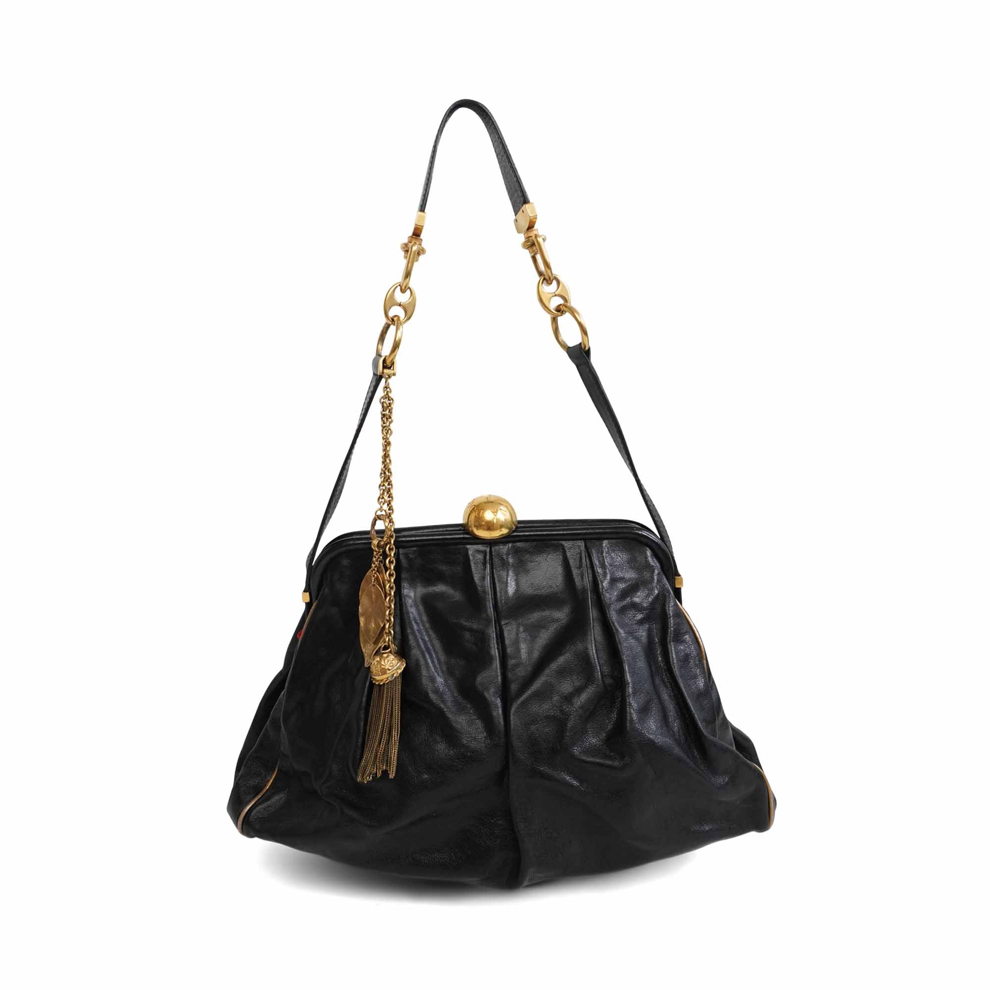 Dolce & Gabbana Kiss Lock Shoulder Bag