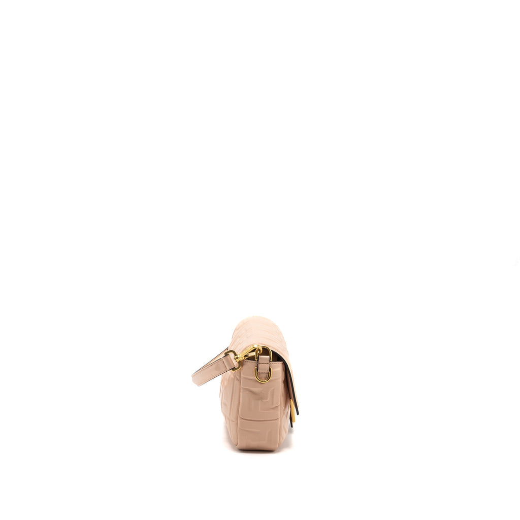 Fendi Baguette Bag Lambskin Light Pink GHW