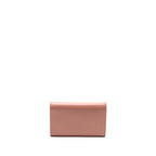 Fendi Logo Crossbody Bag Calfskin Light Pink SHW