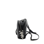 Fendi By The Way Backpack Leather Crystal Black SHW
