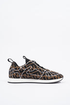 Fendi FF Motif Sneakers Brown EU 36.5 / UK 3.5