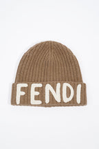 Fendi Fendi Beanie Beige Wool S-M