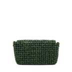 Fendi Baguette Limited edition Tweed Green GHW