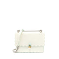 Fendi Kan I Bag Calfskin White SHW