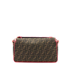 Fendi Buguette Shoulder Bag FF Jacquard Fabric/Multicolour GHW