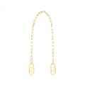 Fendi Logo Chain Strap GHW