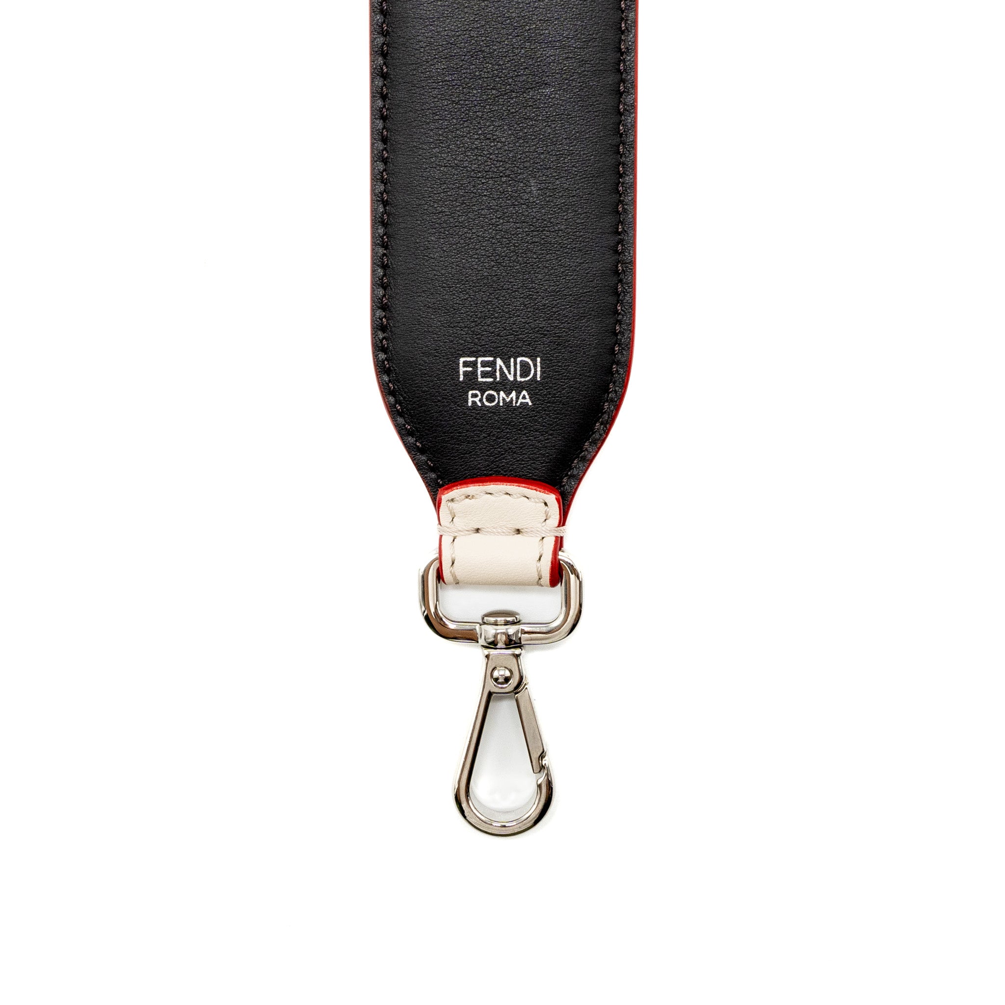 Fendi Fendi Letter Wide Shoulder Strap Light Pink SHW