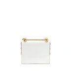 Fendi Kan I Bag White/Multicolour Gold And Silver Hardware