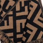 Fendi FF Scarf Cashmere Brown