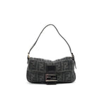 FENDI BAGUETTE IN SOFT TWEED GREY
