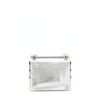 Fendi Kan I Bag Metallic Sliver/Multicolor With Gold And Silver Hardware