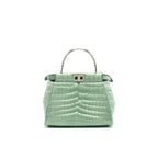 FENDI CROCODILE PEEKABOO ICONIC MINI MINT GREEN