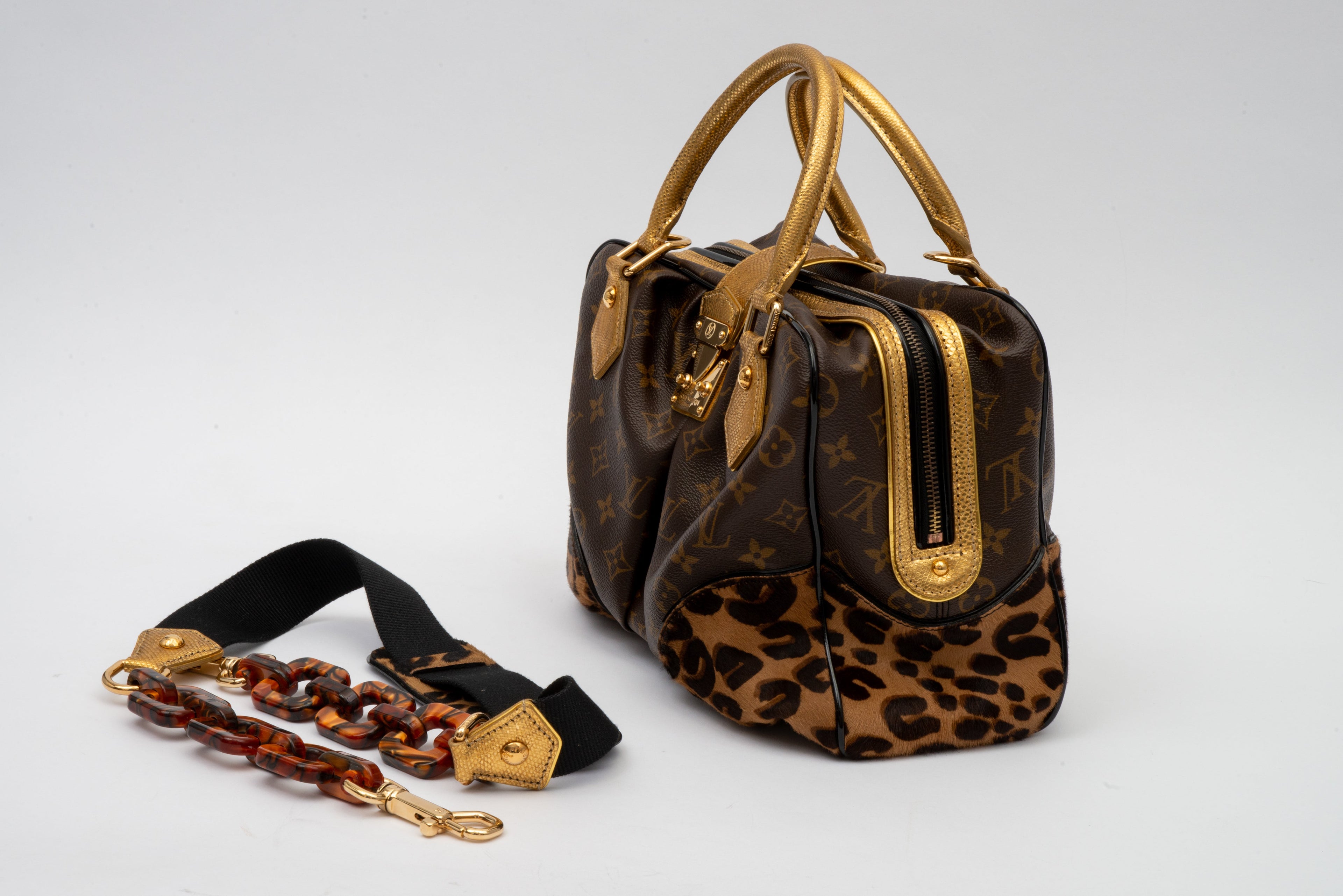 Louis Vuitton Monogram Leopard Stephen Sprouse Adele