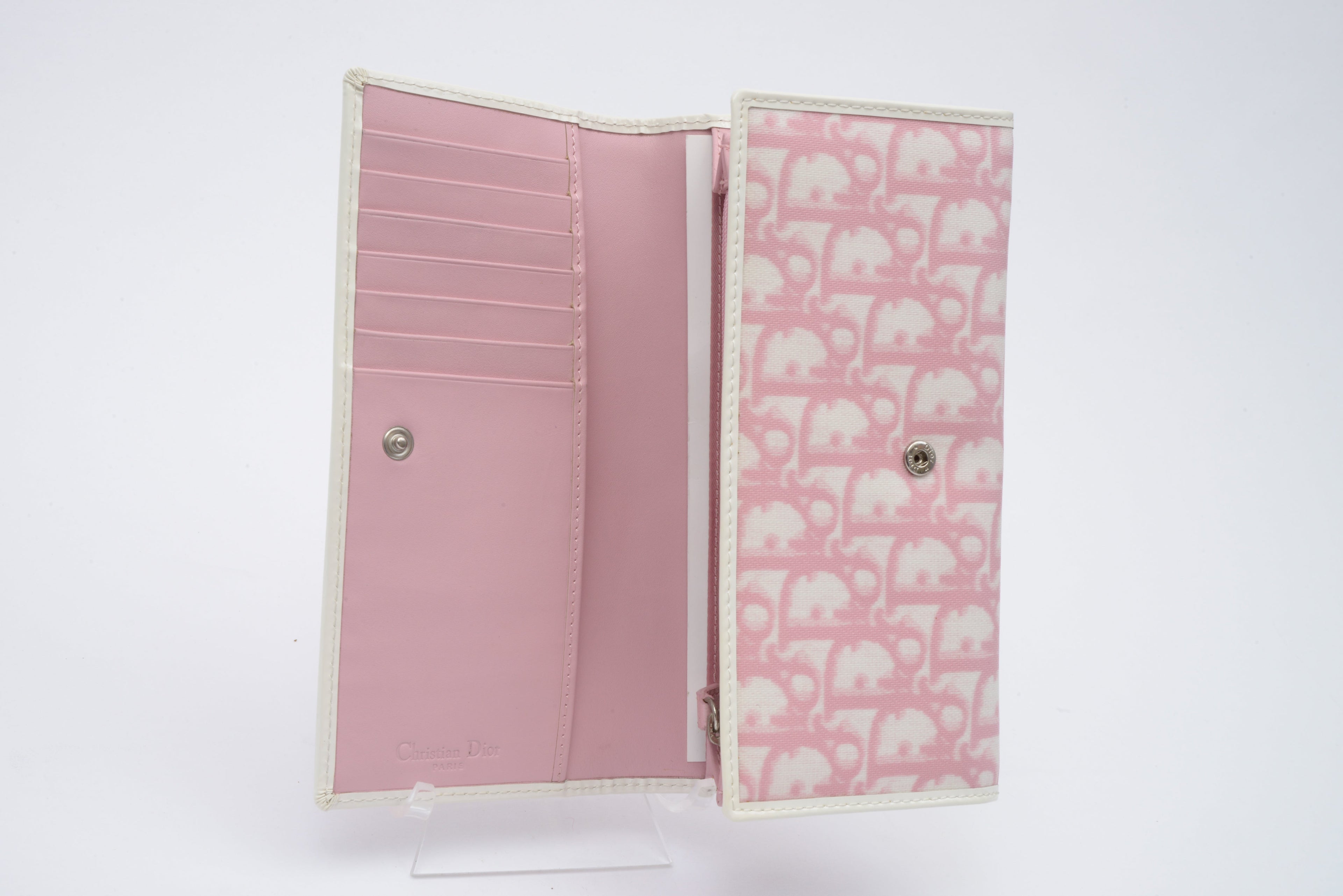 Christian Dior Rose Clair Trotter Wallet