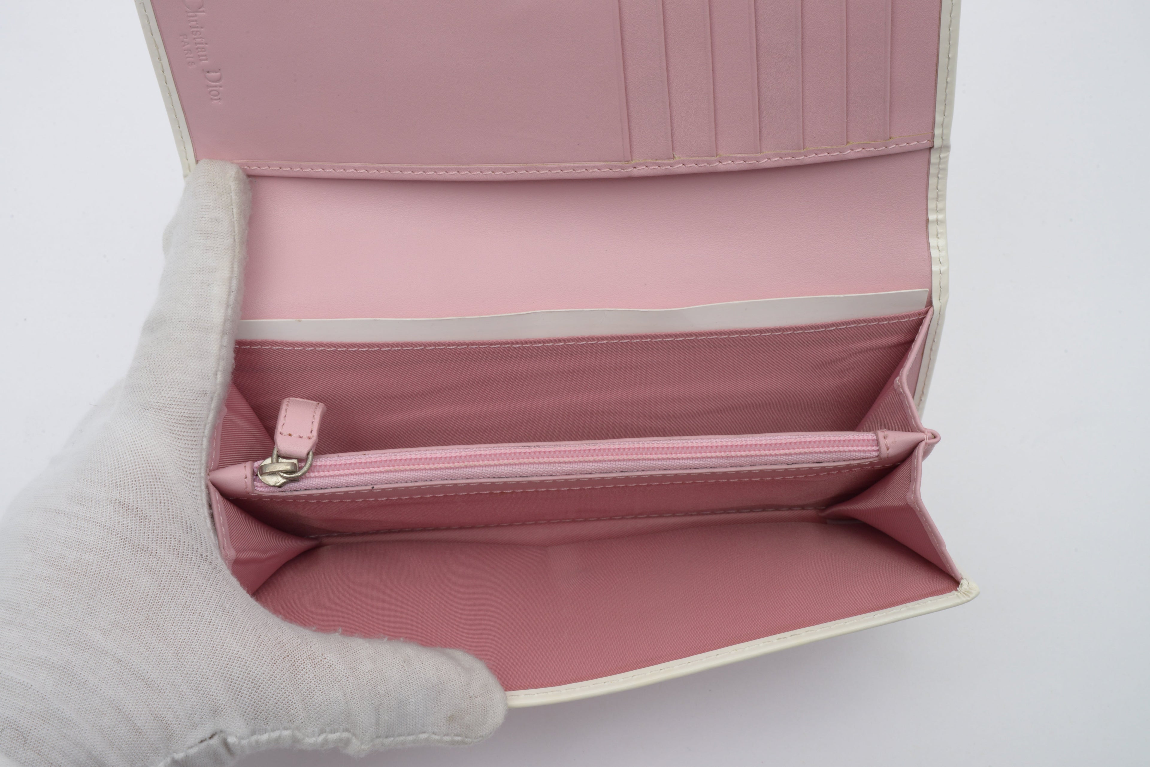 Christian Dior Rose Clair Trotter Wallet