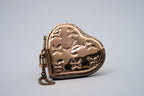 Louis Vuitton Miroir Mirror Heart Coin Purse Gold