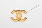 Chanel Vintage Gold Rhinestone Brooch