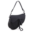 Dior Black Ultramatte Calfskin Saddle Bag