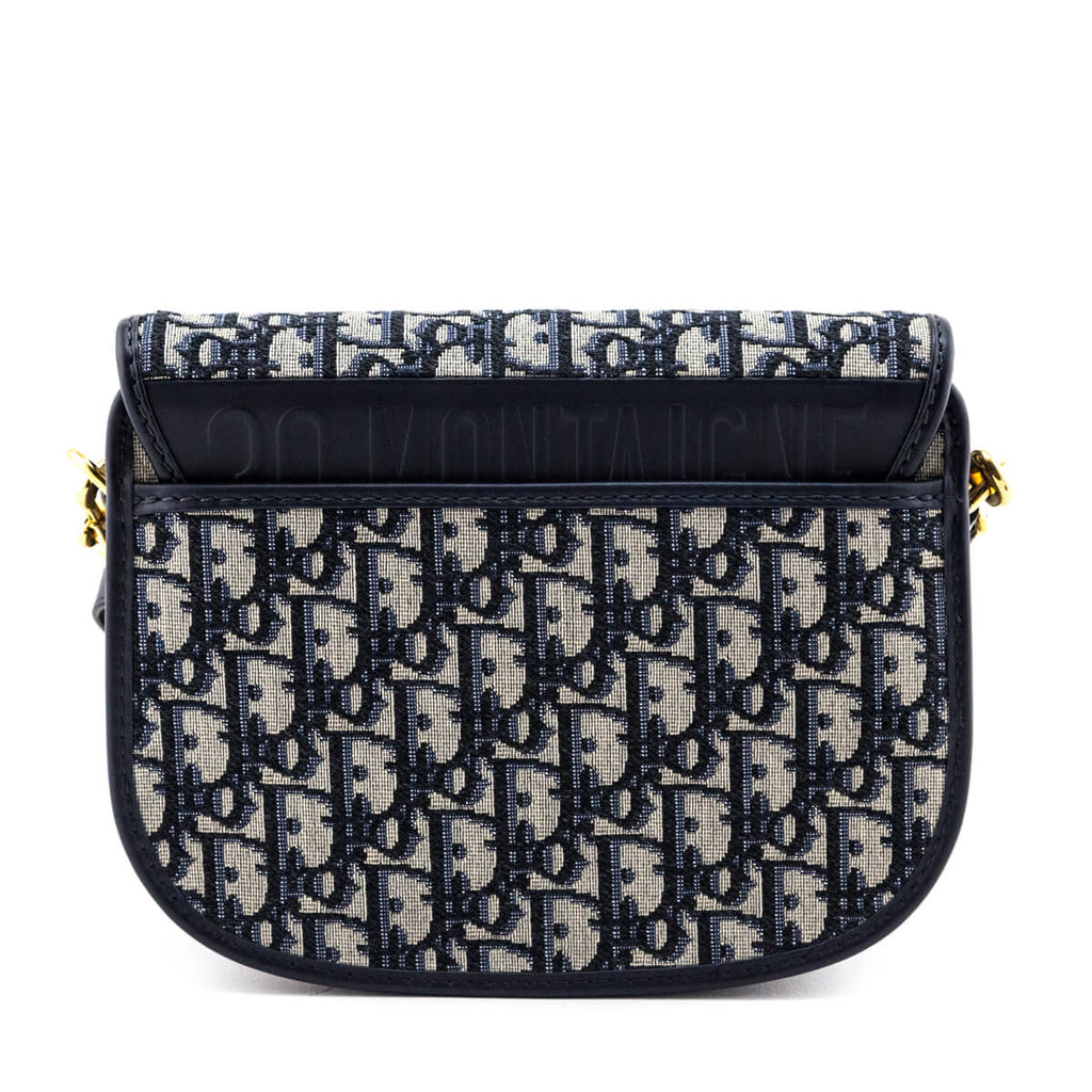 Dior Blue Oblique Jacquard Medium Bobby Flap Bag