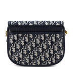 Dior Blue Oblique Jacquard Medium Bobby Flap Bag