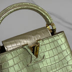 LOUIS VUITTON CAPUCINES MINI – CHAMPAGNE CROCODILE LEATHER