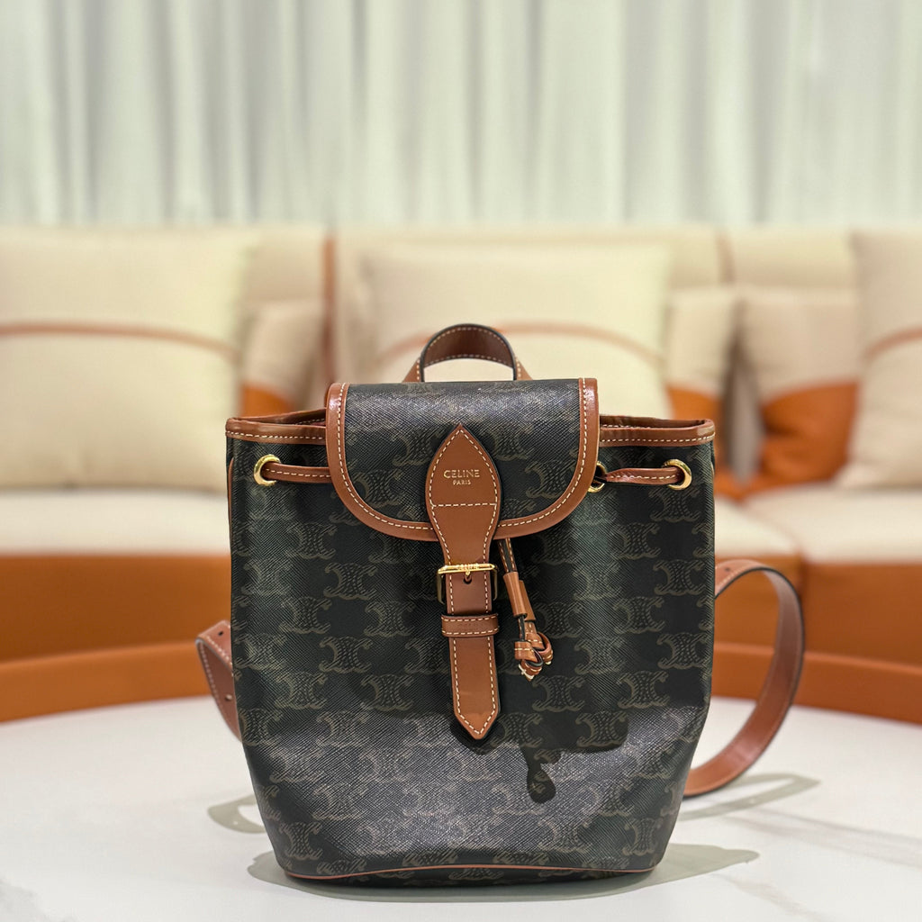 CELINE FOLCO BACKPACK TRIOMPHE MONOGRAM
